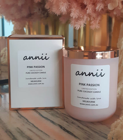 LIMITED EDITION PINK LUXURY COCOSOY CANDLES